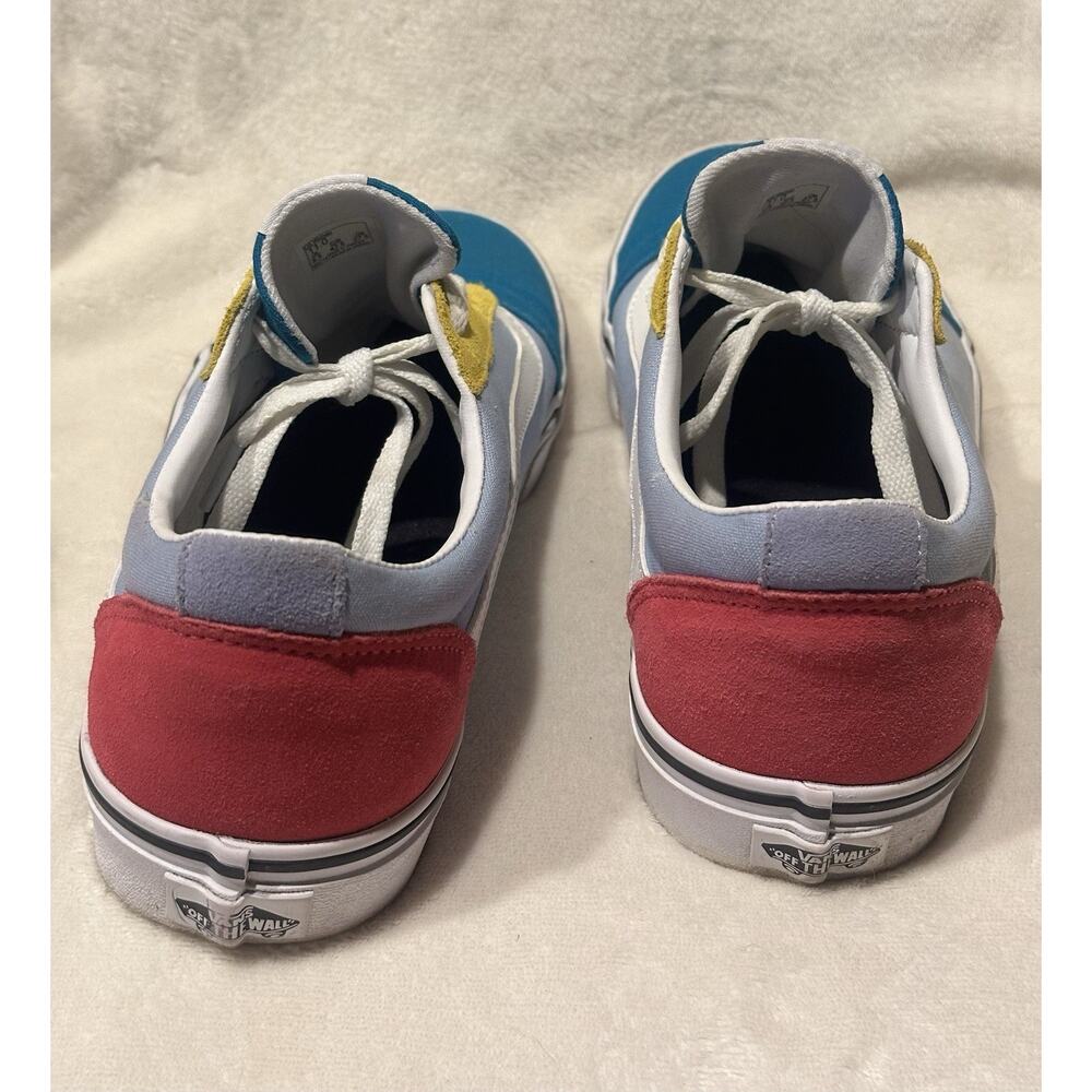 Vans Old Skool Yacht Club Womens Sz 11 Skate Shoe Green/Blue/Yellow/Pink low top - Picture 2 of 9